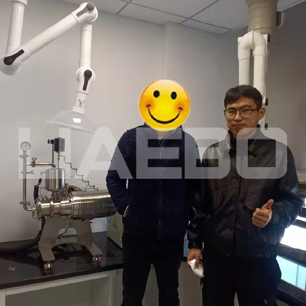 長三角某研究所0.2L砂磨機調(diào)試成功