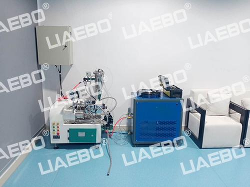 湖南客戶（氧化鋅）LSN-0.5L設(shè)備調(diào)試完成