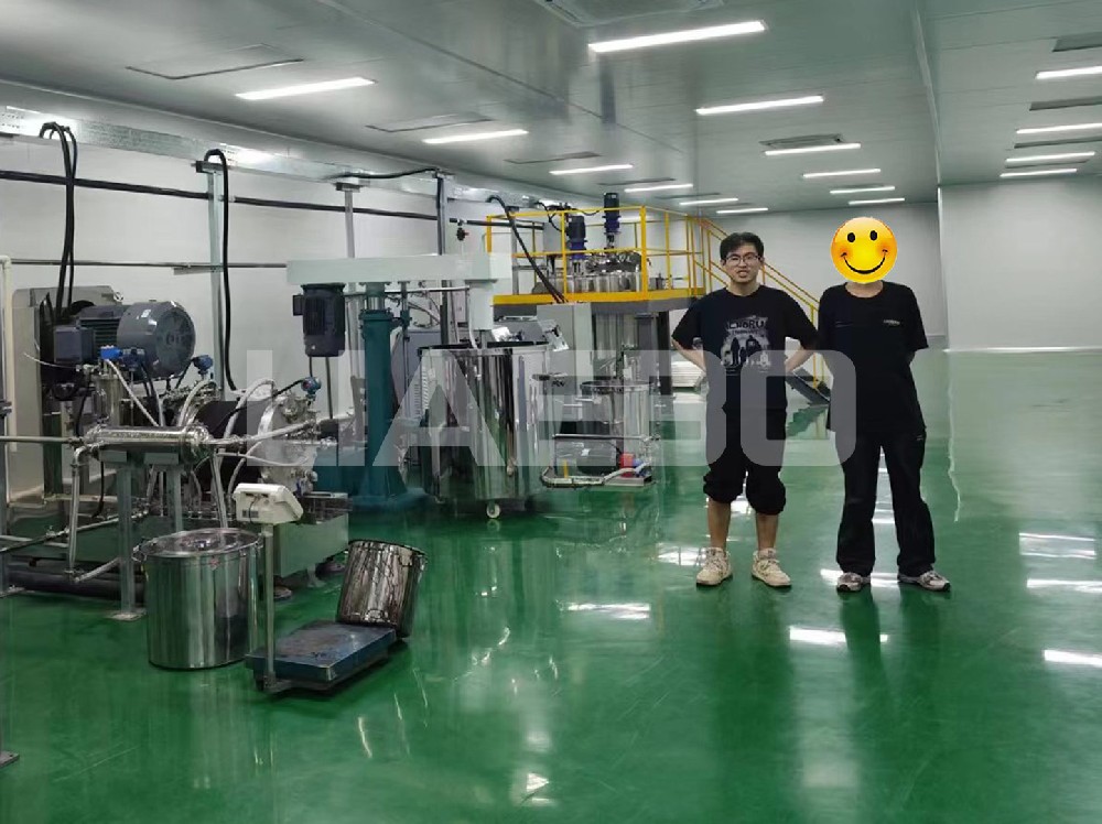 河北某新能源科技有限公司水系導(dǎo)電混合漿料生產(chǎn)線調(diào)試成功